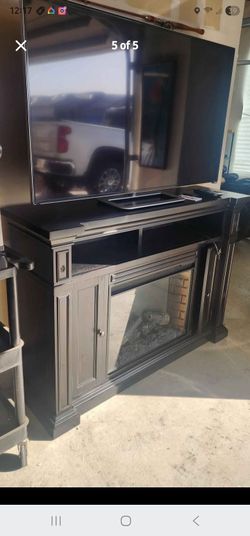 Electric Fireplace and TV console