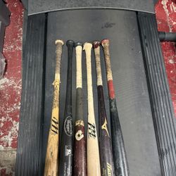 6 Wooden Bats