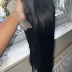 13x4 Straight lace front wig Glueless 28 inches