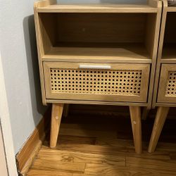 Bedside Table With Drawer - pick up Only 