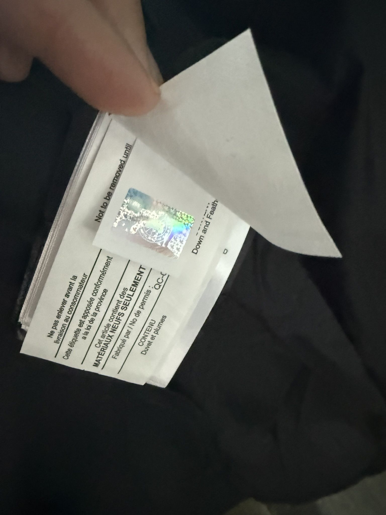 Canada Goose Coat Fushion Black