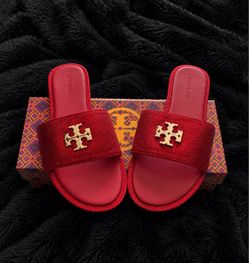 New Tory Burch Sandals Size 8 - Red