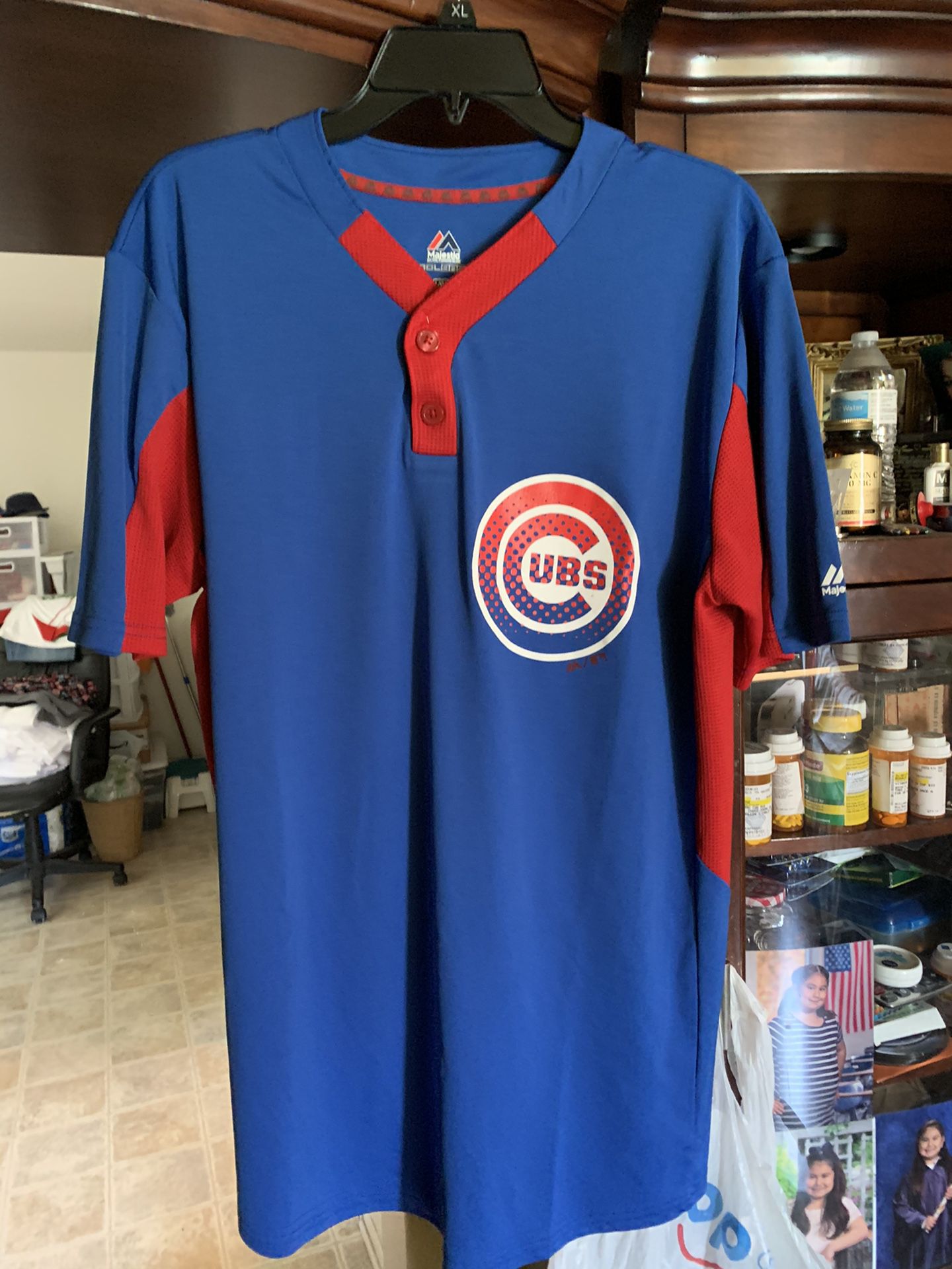 Cubs Majestic Jersey Large 