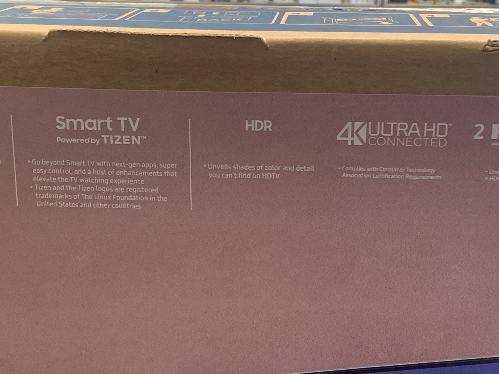 55” Samsung Smart 4K UHD Television