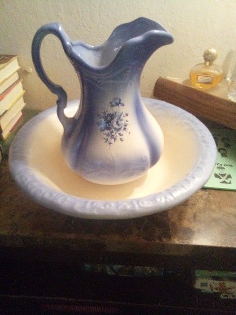 Ironstone Pitcher And Wash Bowl