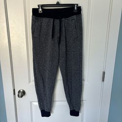 Men size small Grey and black jogging pants