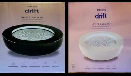 HoMedics Drift Meditation Sand Table 16” ST-400-CE Black Or White