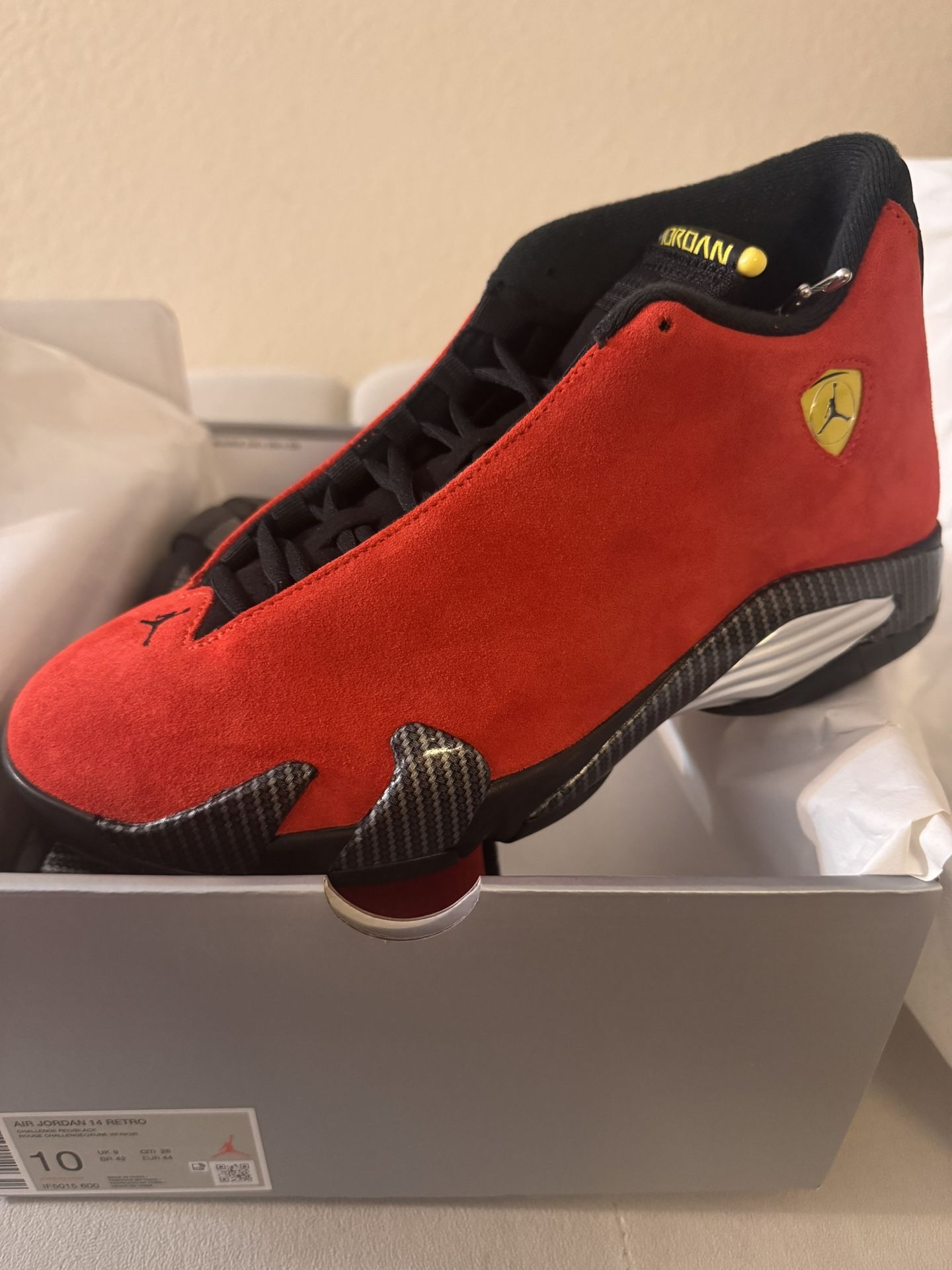 Jordan 14 Ferrari (size 6 And 10)