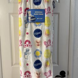 PILLSBURY DOUGHBOY EASTER COOKIES BLANKET
