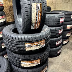 SET OF FOUR NEW TIRES 275/55/19 ARROYO GRANDSPORT ALL SEASON INCLUDING MOUNT AND BALANCE , ASK ME FOR SIZES AND BRANDS 