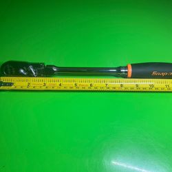 Snap On 3/8 Long Locking Flex head 13” Orange