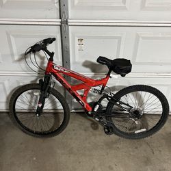 Kids 24” bike full suspension
