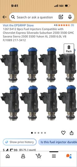 Injectors Chevy 2500