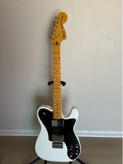 2012 Squier Vintage Modified Telecaster Deluxe white.