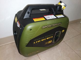 Generator inverter 2200 watt dual fuel new