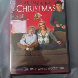 All I Want For Christmas DVD (BRAND New)