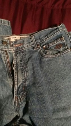 Harley Davidson Blue Jeans