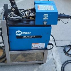 Miller XMT 350 mpa and
Miller S74DX wire feeder