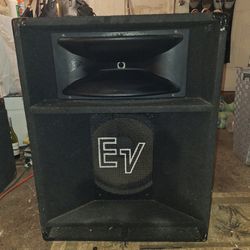 Electro Voice SH-1502ER 200W/8Ω 2-Way Stage Speaker Pair Black


