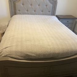 queen headboard dresser and night stand  