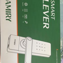 Smart Door Lock, Yamiry Smart Door Handle, Biometric Fingerprint Door Lock, Keyless Entry Door Lock with Handle, Electronic Door Lock, Code Door Lock 