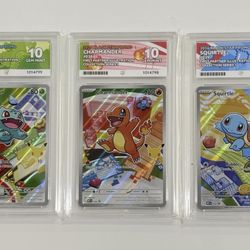Kanto First Partners Illustration Series n1 37, 38, 39 SEQUENTIAL Set ACE 10