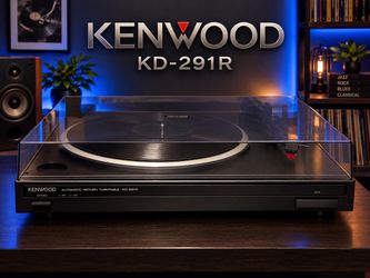 Kenwood KD-291R Turntable Record Player - Serviced