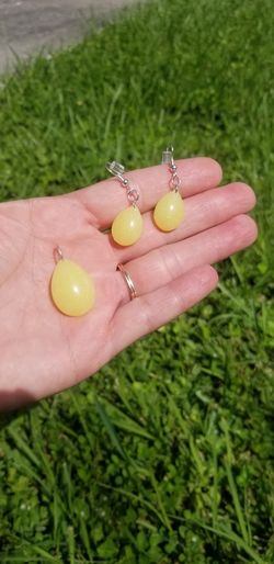 Cloudy Quartz pendant & earrings