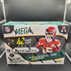 Panini NFL Prizm Mega Box Trading Cards 