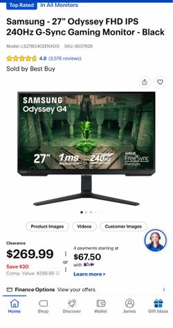 Gaming Monitors