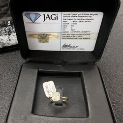 LG diamond engagement ring