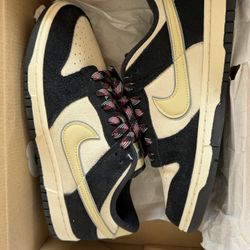 Nike Dunk Low LX “Black Suede Team Gold” Women’s Size 9 Brand New