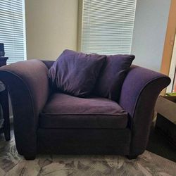 Big Purple Single Seat Chair