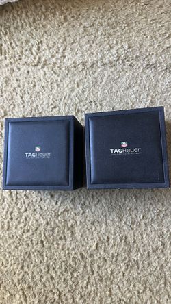 empty Tag Heuer watch boxes