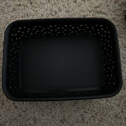 Room Essentials Small Black Storage Bins 