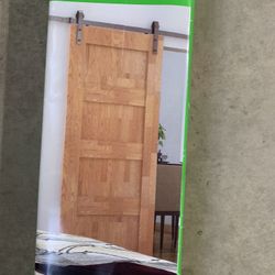 Everbilt 72 in. Dark Oil-Rubbed Bronze Strap Sliding Barn Door Track and Hardware Kit