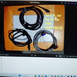 High-speed DHM I video cables.