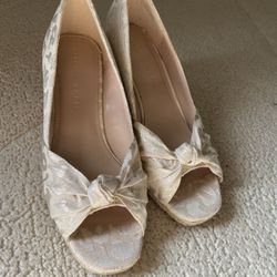 Gold And Cream Wedges 