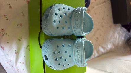 C5 Baby Blue Crocs