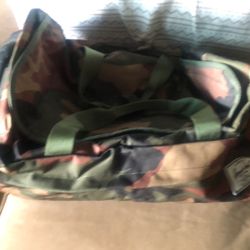 Herschel Supply CO Camo Rolling Duffel Bag