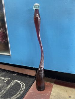 Mid-Century Pulled Glass Coke Bottle