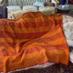 Orange Woven Textile