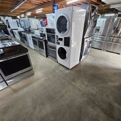 Huge Sale Warehouse Full Of Nice Like Brand New Washer Dryer Refrigerator Oven Stove Stackable Free Warranty Only 65for Financing 90day TO Pay 
