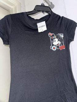 Black Minnie Mouse Top