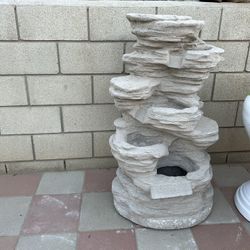 New Water Fountain Made Out Of Cement Perfect Gift 