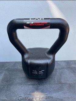 CAP Barbell Cast Iron Kettlebell, Home Gym Strength Training Weight, 25 lb