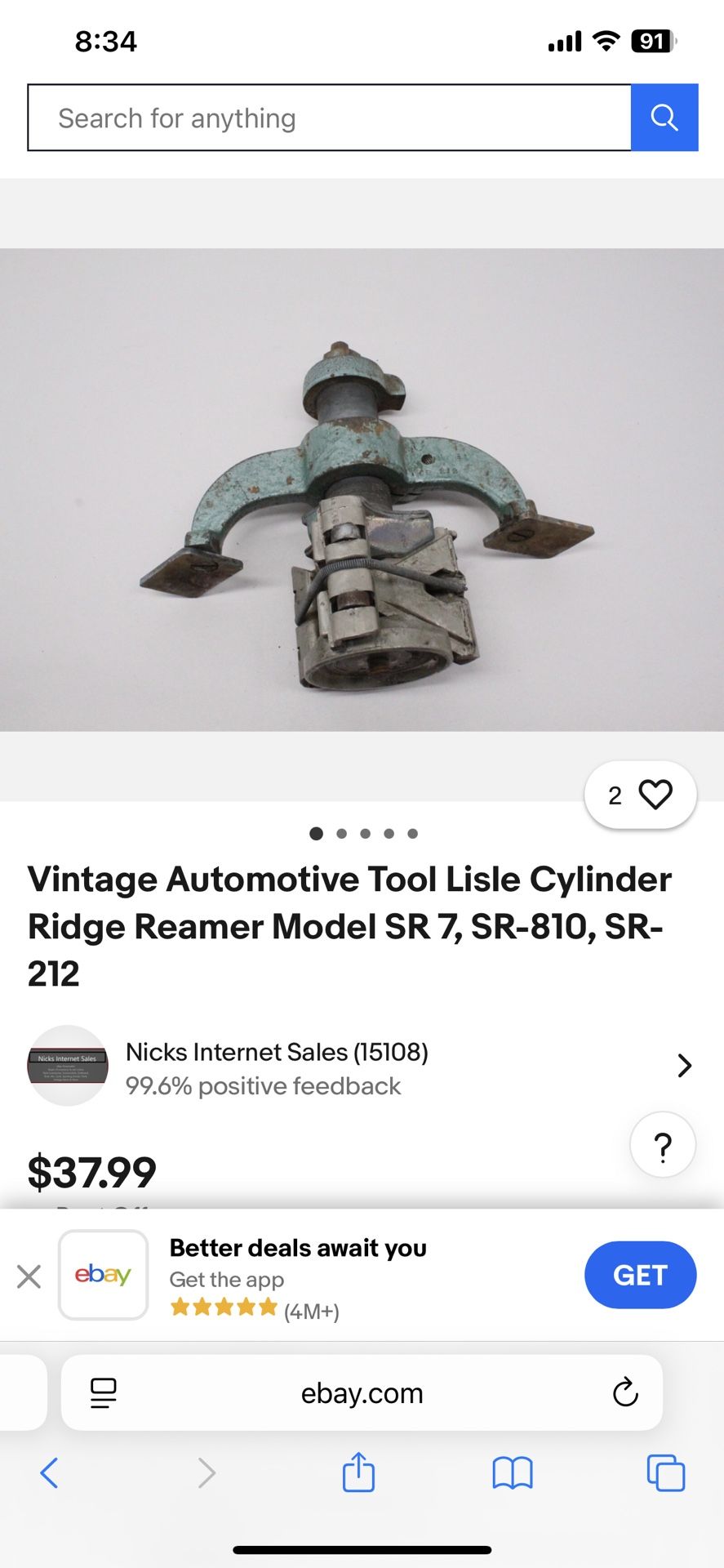 Vintage Automotive Tool Cylinder