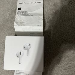 airpod pro 3’s with receipt obo