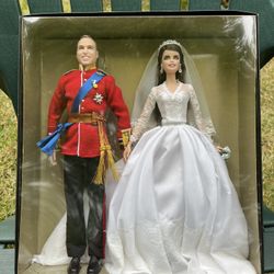 Barbie William and Kate Royal Wedding Set Mattel Collector Gold Label