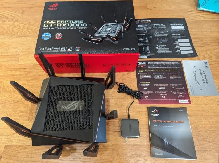 ASUS ROG Rapture GT-AX11000 AX11000 Tri-band 10 Gigabit WiFi Router - Open Box